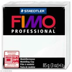 Grosses soldes 🧨 Pâte Fimo Professional Blanc 0 - 85 Gr ✔️