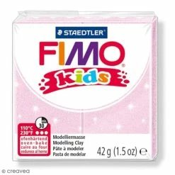 Coupon 🎉 Pâte Fimo Kids Rose Perle 206 - 42 G ⌛