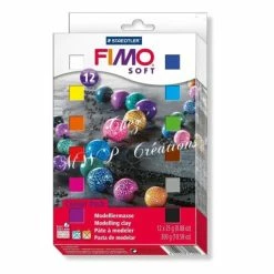 Bon marché 🎉 Knorr Prandell Pate Fimo Set De 12 Pains Assortis De 25G De Fimo Soft 🥰