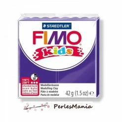 Le moins cher 🌟 Perlesmania 1 PAIN PATE FIMO KIDS VIOLET 42gr REF 8030-6 ⌛
