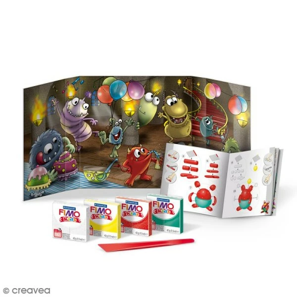 Nouveau đ Kit Pâte Fimo Kids - Monster - Niveau Facile â¤ď¸ 4 Nouveau đ Kit Pâte Fimo Kids - Monster - Niveau Facile â¤ď¸ â Image 2