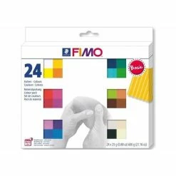 Acheter 🧨 Coffret Pâte à Modeler Assortiment Fimo Soft - Basique - 24 Pains De 25 G 😉