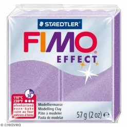 Grosses soldes ✨ Pâte Fimo Effect Violet Lilas Perle 607 - 57 Gr ✔️