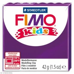 Acheter 👏 Pâte Fimo Kids Violet 6 - 42 Gr 🥰