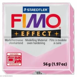 Tout neuf 🌟 Pâte Fimo Effect Rose Pastel 205 - 56 Gr 🎉