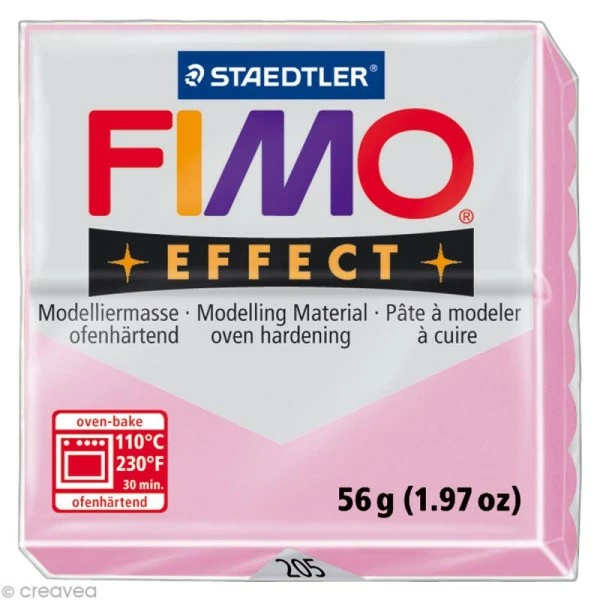 Tout neuf đ Pâte Fimo Effect Rose Pastel 205 - 56 Gr đ 3 Tout neuf đ Pâte Fimo Effect Rose Pastel 205 - 56 Gr đ