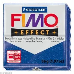 Bon marché ✔️ Pâte Fimo Effect Bleu Métallique 302 - 56 Gr 😀
