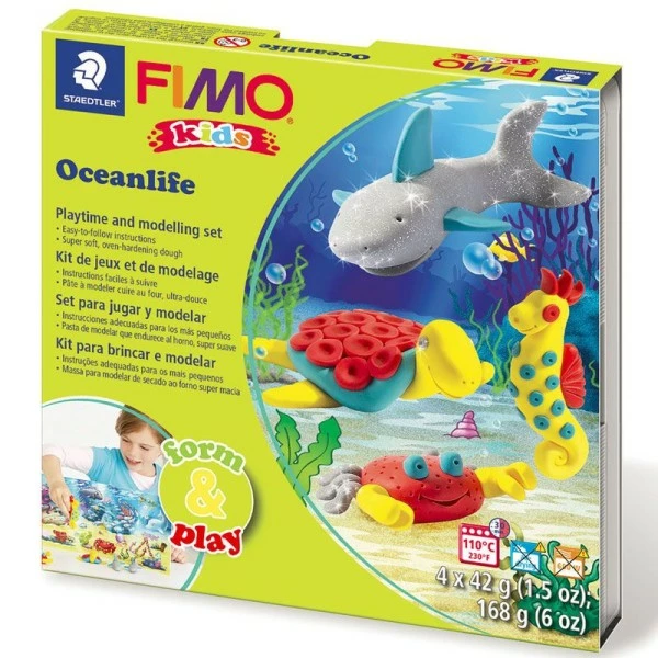 Promo ✨ Graine Créative Fimo Kids Coffret Pâte Polymère - Vie Sous-marine 🤩 3 Promo ✨ Graine Créative Fimo Kids Coffret Pâte Polymère - Vie Sous-marine 🤩