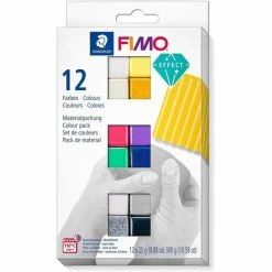 Tout neuf ✔️ Pâte à Modeler "Fimo Effect" - Kit De 12 ⌛