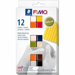 Acheter ✨ Fimo Fimo Soft Kit De Pâte à Modeler "Natural" - Set De 12 🧨