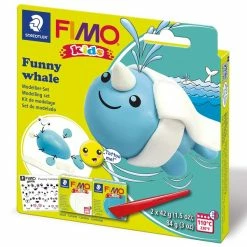 Bon marché 🔔 Mini Kit Fimo Kids - Baleine Funny 💯