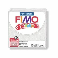 Coupon 👍 Czech Beads Exclusive FIMO Kids 42g - Bébé En Pâte à Modeler Blanche Avec Des Paillettes, De L'Argile Polymère, Argile De 👏