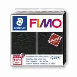 Coupon 🎉 Czech Beads Exclusive Fimo Effet Cuir FIMO Effet De Cuir Noir, De L'Artisanat, De L'Art, De L'Argile Polymère, Argile À La Main, De L'Argi 🤩