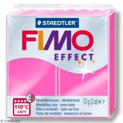 Budget ✨ Pâte Fimo Effect Néon Fuchsia 201 - 57 Gr 🔔