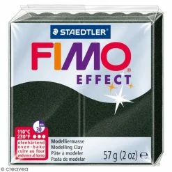 Vente flash ⌛ Pâte Fimo Effect Noir Perle 907 - 57 Gr ⌛