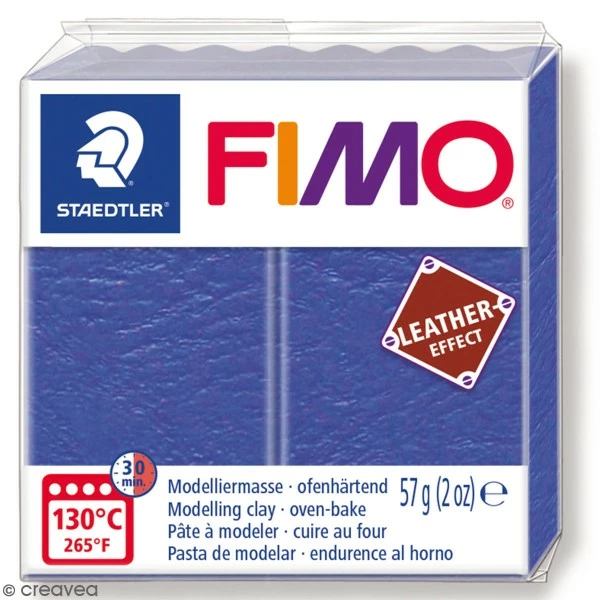 Meilleure affaire đ Pâte Fimo Effet Cuir Indigo - 57 G đ 3 Meilleure affaire đ Pâte Fimo Effet Cuir Indigo - 57 G đ