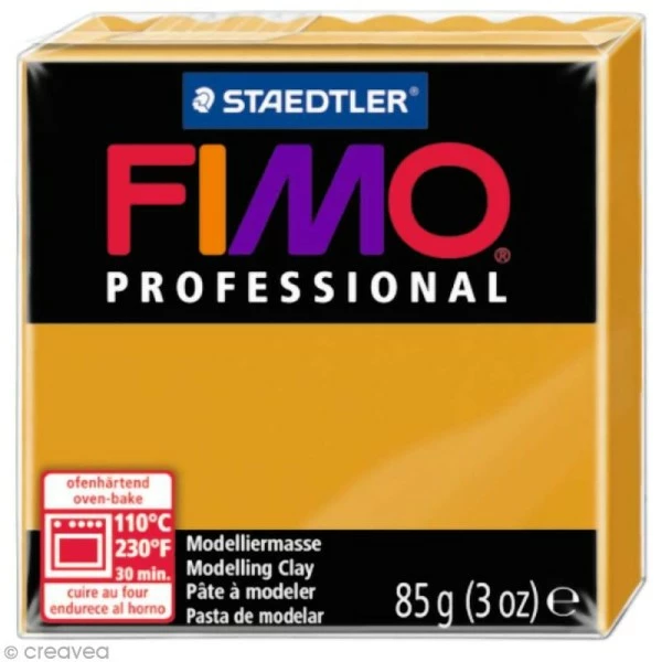 De gros đ Pâte Fimo Professional Jaune Ocre 17 - 85 Gr ⨠3 De gros đ Pâte Fimo Professional Jaune Ocre 17 - 85 Gr â¨